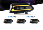2015 – 24 Dodge Charger Triple Beam DRL Headlights - Image 6