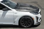 2020+ Cadillac CT5 Carbon Fiber Front Vented Hood - Image 9