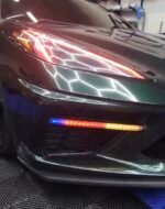 C8 Corvette Stingray RGB Flow LED DRL Grille Bezels - Image 5