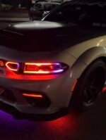 Dodge Charger Widebody Flow RGB DRL Fog Light Trim Covers - Image 3