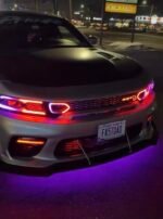 Dodge Charger Widebody Flow RGB DRL Fog Light Trim Covers - Image 4