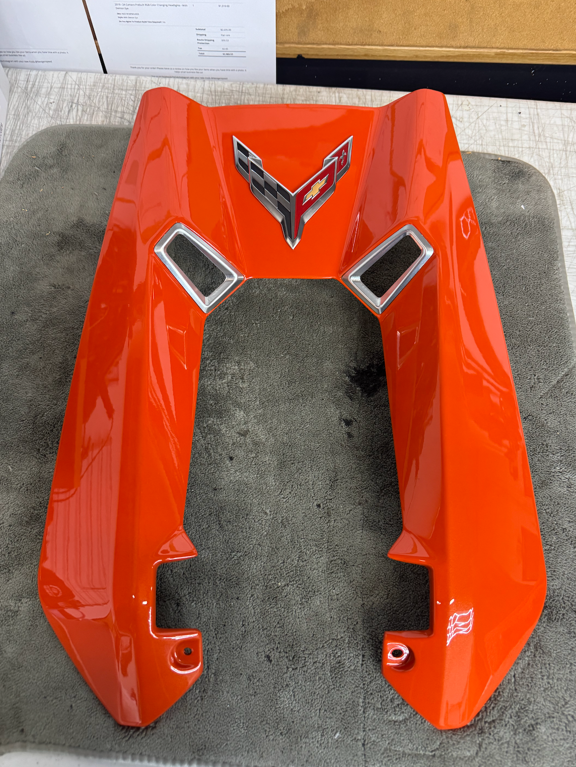 Screenshot-2026-02-16-at-12.27.36-PM.png C8 Corvette Z06 5.5L LT6 Sebring Orange Painted Engine Cover – Coupe - Image 1