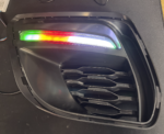 Dodge Charger Widebody Flow RGB DRL Fog Light Trim Covers - Image 10