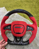 Custom Dodge Challenger/Charger Carbon Fiber Steering Wheel